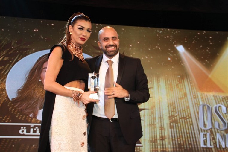 Nadine el Rassi & Hicham Haddad at Oscar El Njoum